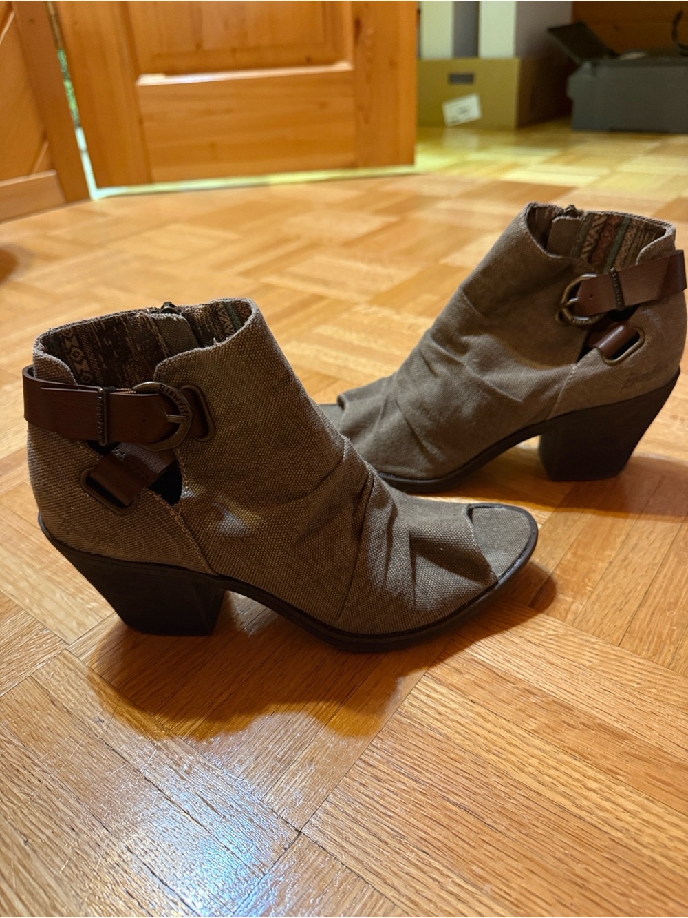 Women's Blowfish Ankle Booties with Buckle Detail